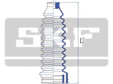 Ansamblu burduf, directie SEAT CORDOBA Vario (6K5) (1996 - 1999) SKF VKJP 2013 piesa NOUA