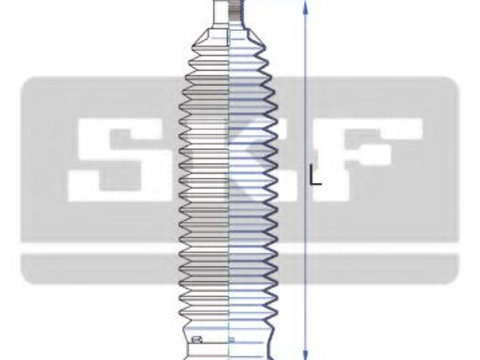 Ansamblu burduf, directie SKODA FABIA I (6Y2) (1999 - 2008) SKF VKJP 2184 piesa NOUA