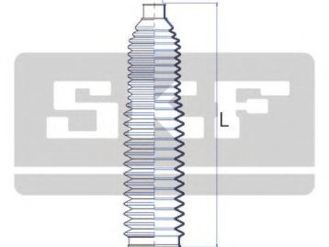 Ansamblu burduf, directie SKODA SUPERB (3U4) (2001 - 2008) SKF VKJP 2021