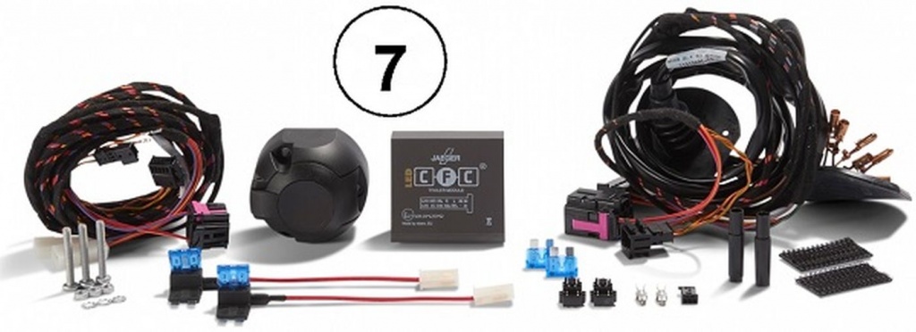Ansamblu electric bara de remorcare NISSAN NAVARA platou sasiu D40 BOSAL 010-178