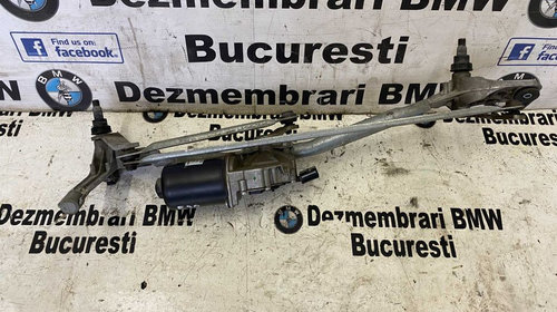 Ansamblu mecanism motoras stergator BMW 