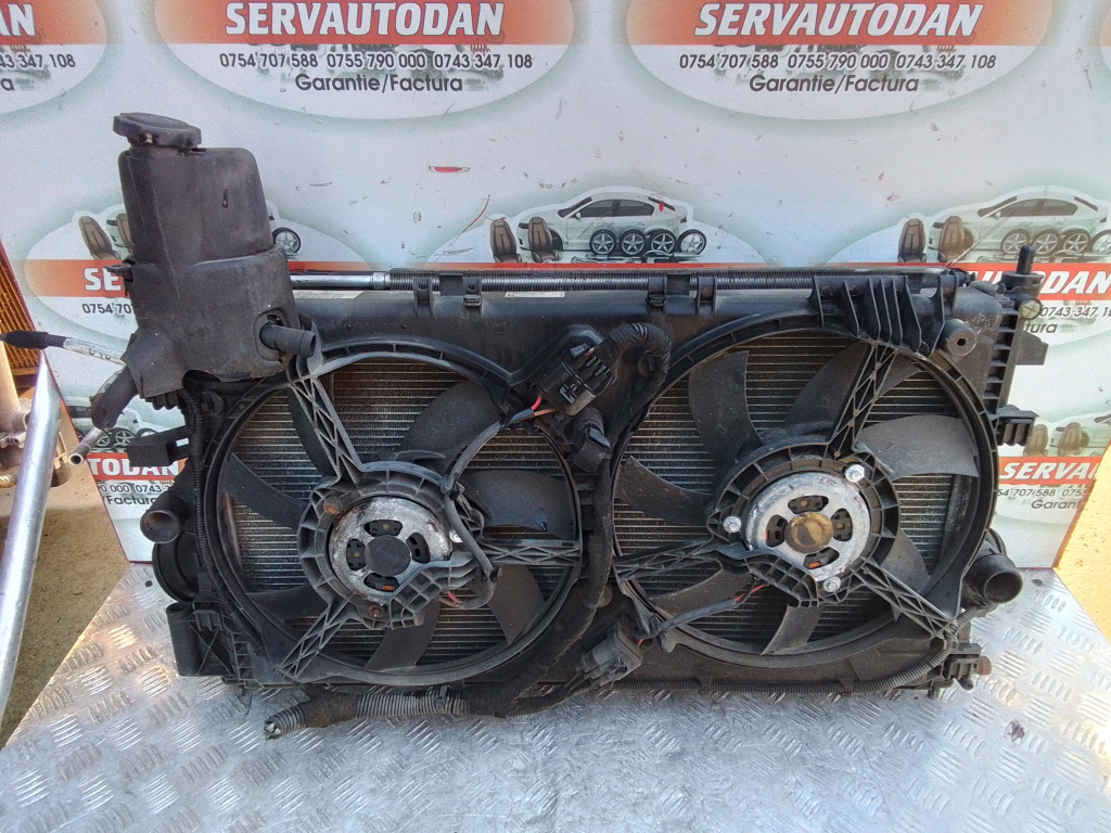 Ansamblu radiatoare Opel Insignia A (2008-2013) 2.0 Motorina 2010, RADIATOR APA / RADIATOR AC / RADIATOR INTERCOOLER / ELECTROVENTILATOARE / CONDUCTA RACITOR SERVO