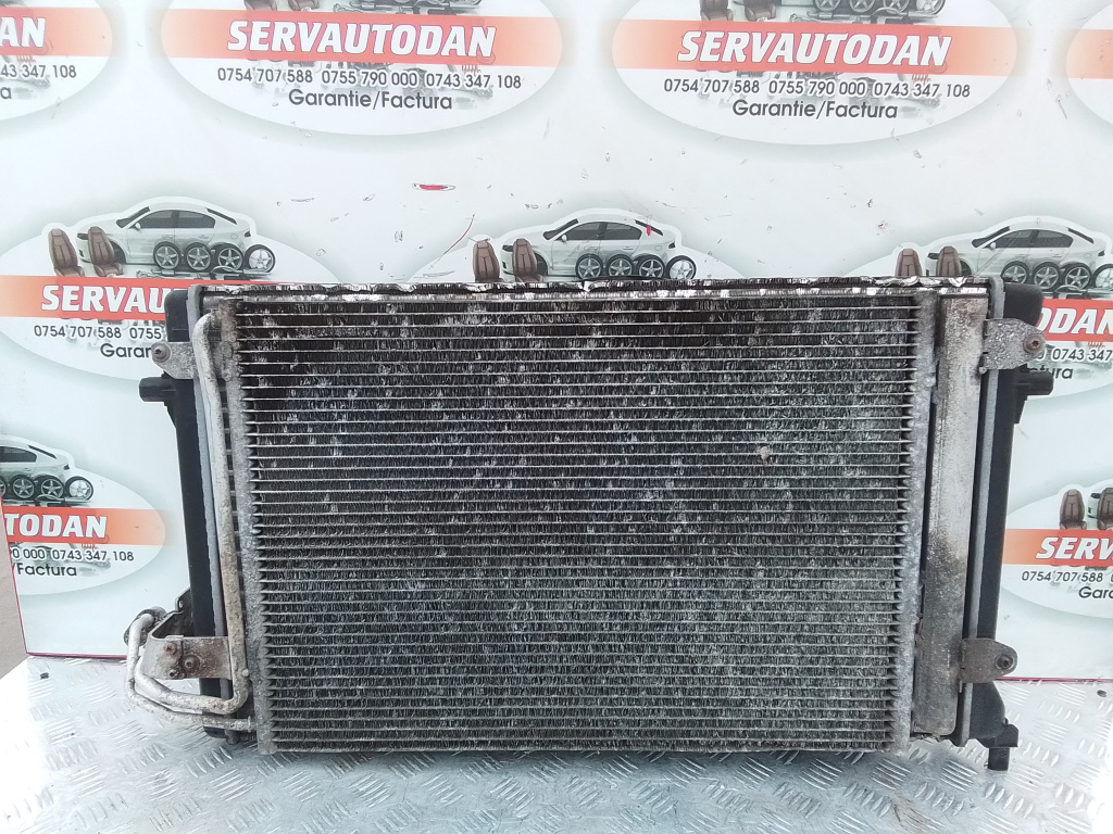 Ansamblu radiatoare Volkswagen Golf 5 (2004-2009) 1.6 Benzina 2007, RADIATOR APA / RADIATOR AC / ELECTROVENTILATOARE