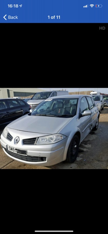 Ansamblu stergator cu motoras Renault Megane II 2007 Hatchback 1.6 benzina