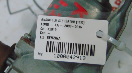 Ansamblu stergator Ford Ka din 2010, mot