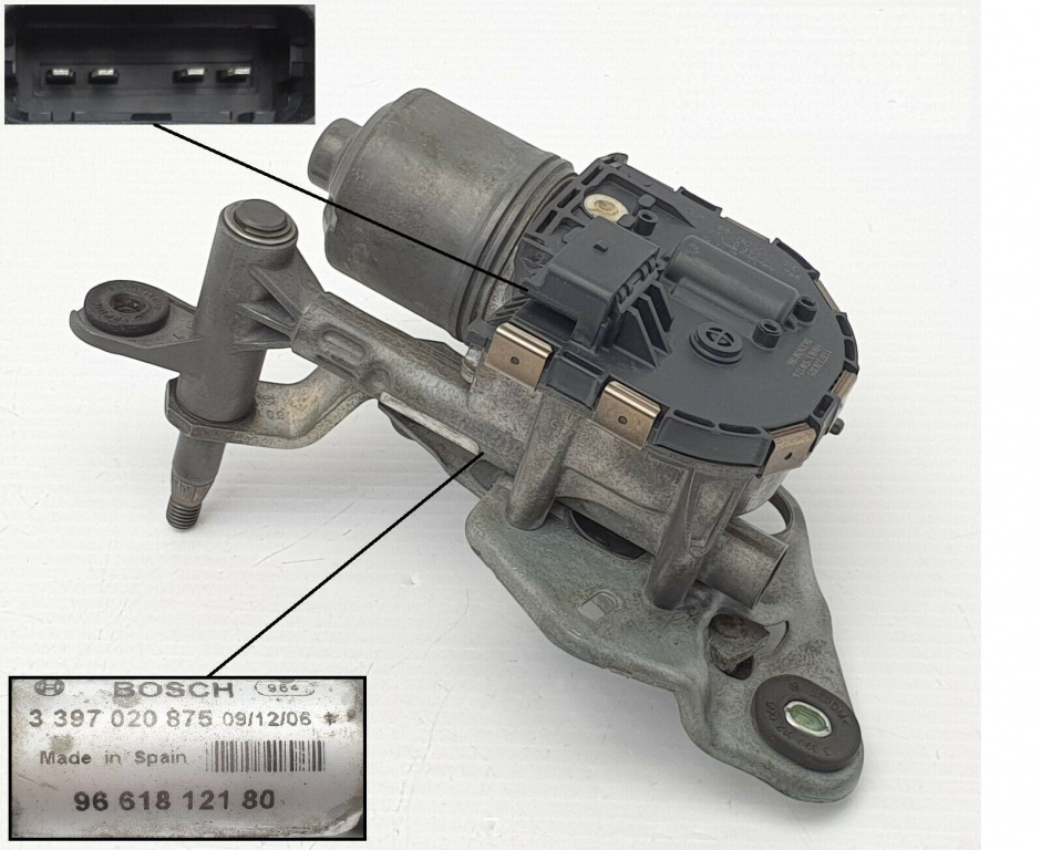 Ansamblu Stergator Stanga Fata Peugeot 407 2004/05