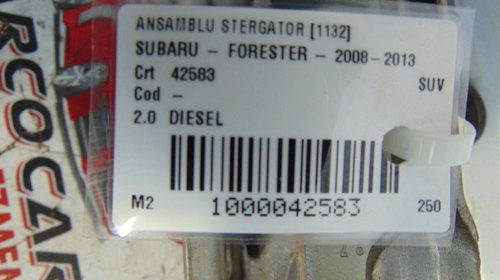 Ansamblu stergator Subaru Forester din 2