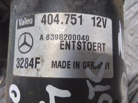 Ansamblu stergator volan stanga Mercedes-Benz Vito 639 2.2 Motorina 2006, A6398200040