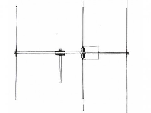 Antena CB de baza LEMM DIRETTIVA D3, 3 elementi, 26-30 MHz, 1200W, castig 9dB, lungime 270 cm, rezistenta la vant 150km/h, fabricata in Italia PNI-AT-63