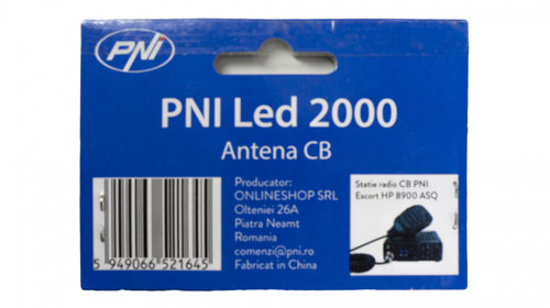 ANTENA CB PNI LED 2000 CU FILET SO-239, 