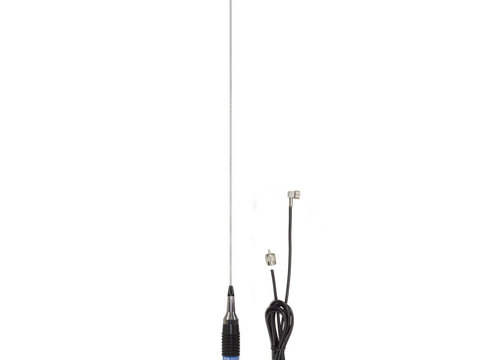 Antena CB PNI S9 cu fluture lungime spic 120 cm cu cablu RG58 de 4m PNI-S9CAB