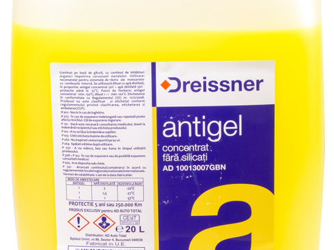 Antigel Concentrat Dreissner Galben 20L AD 10013007GBN