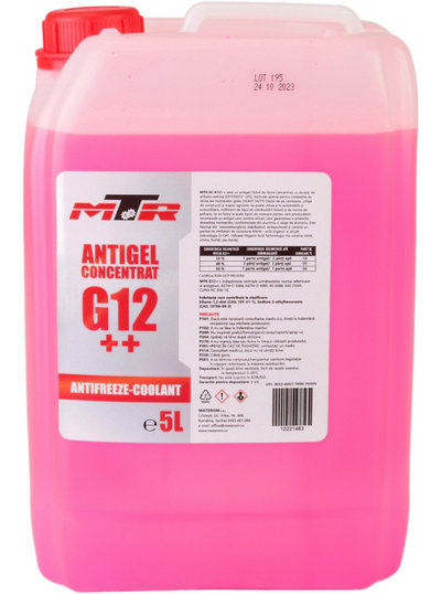 Antigel Concentrat Mtr G12++ Heavy Duty 5L 1222148