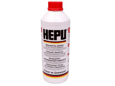 Antigel concentrat rosu HEPU G12 1.5L