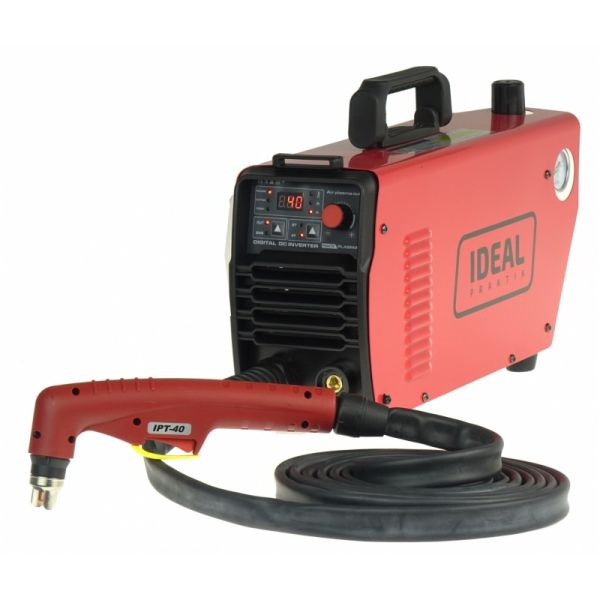 Aparat de taiat cu plasma Sistem de taiere cu plasma PRAKTIK PLASMA 40 adancime taiere max: 16mm gama de reglare a curentului de taiere: 20-40A presiune aer comprimat: 5/6bar IDEAL PPLASMA40