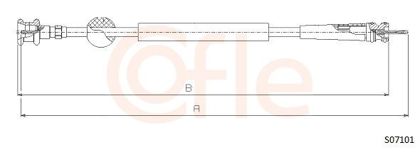 Arbore tahometru COFLE S07101