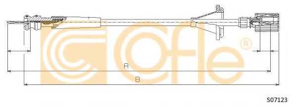 Arbore tahometru FIAT DUCATO bus (244) (2002 - 2016) COFLE S07123 piesa NOUA