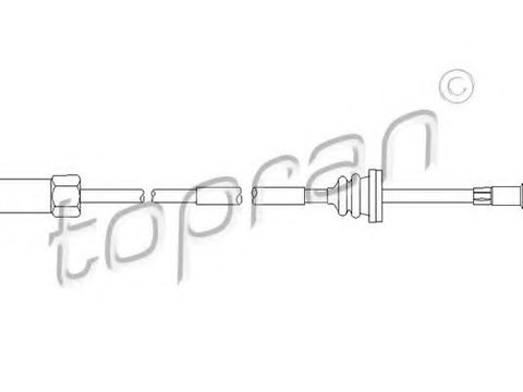 Arbore tahometru OPEL ASTRA F combi (51_, 52_) (1991 - 1998) TOPRAN 202 222