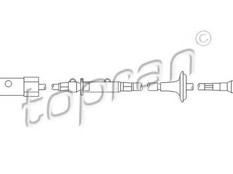 Arbore tahometru OPEL COMBO (71_) (1994 - 2001) TOPRAN 205 930