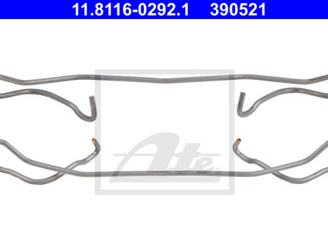 Arc etrier frana 11 8116-0292 1 ATE pentru Opel Calibra Opel Omega Opel Vectra Opel Astra Opel Zafira