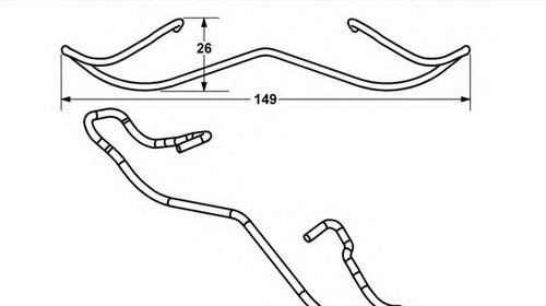 Arc etrier frana 11 8116-0301 1 ATE pent