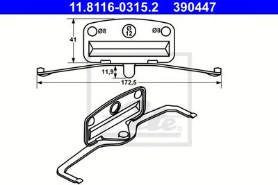 Arc, etrier frana BMW Seria 3 (E90) (2005 - 2011) 