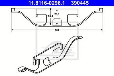 Arc, etrier frana BMW Z4 (E85) (2003 - 2009) ATE 1