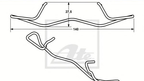 Arc, etrier frana FORD FOCUS II Cabriole