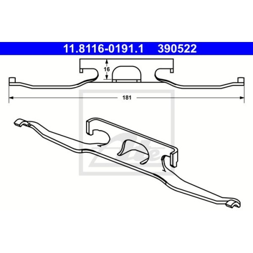 Arc etrier frana Mercedes-Benz Sprinter (901, 902,