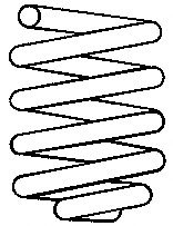 Arc spiral OPEL AGILA (A) (H00) (2000 - 2007) SACHS 997 702
