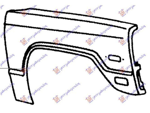 Aripa fata-Ford Courier P/U 78-85 pentru Ford Courier P/U 78-85