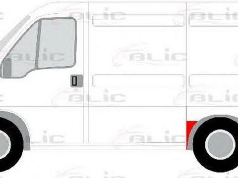 Aripa FIAT DUCATO caroserie 230L BLIC 6508012092603P