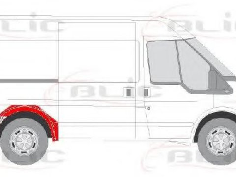 Aripa interior FORD TRANSIT Van (FA_ _) (2000 - 2006) BLIC 6504-03-2509592P