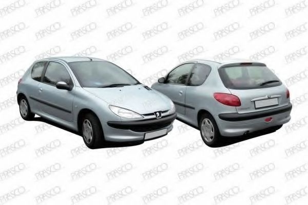 Aripa interior PEUGEOT 206 hatchback (2A