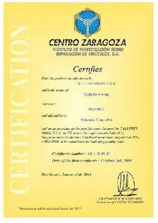 Aripa MERCEDES-BENZ VIANO W639 BLIC 6504043542312Q