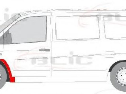 Aripa MERCEDES VITO caroserie (638) (1997 - 2003) BLIC 6504-03-3541331P