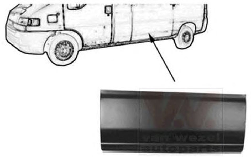 Aripa spate CITROEN JUMPER bus 244 Z VAN WEZEL 174