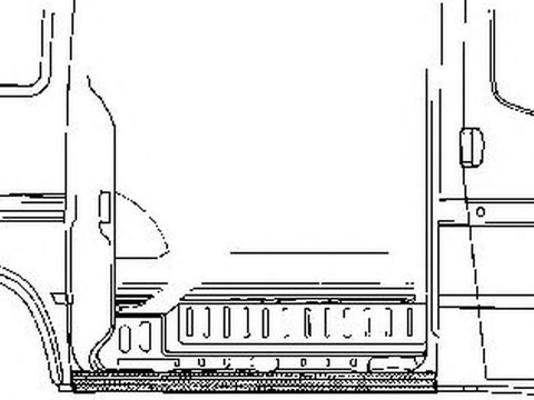 Aripa spate FORD TRANSIT caroserie E VAN WEZEL 1895110