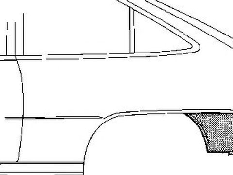 Aripa spate OPEL ASTRA F combi 51 52 VAN WEZEL 3736133