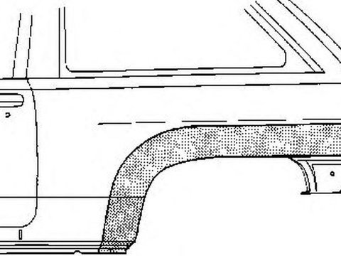 Aripa spate OPEL COMBO 71 VAN WEZEL 3788145 PieseDeTop