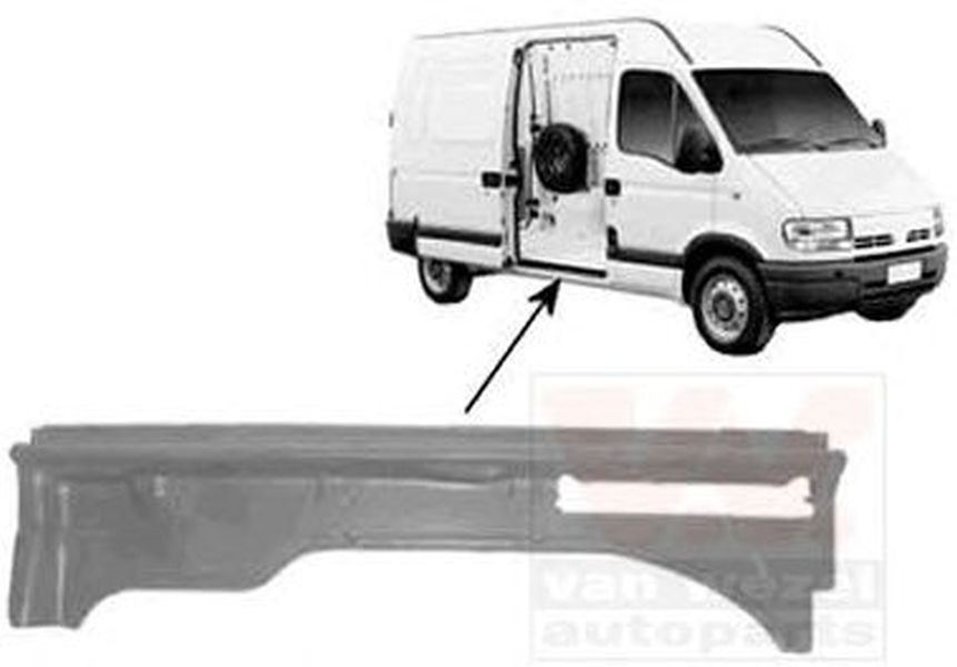 Aripa spate OPEL VIVARO caroserie F7 VAN WEZEL 4394110 PieseDeTop