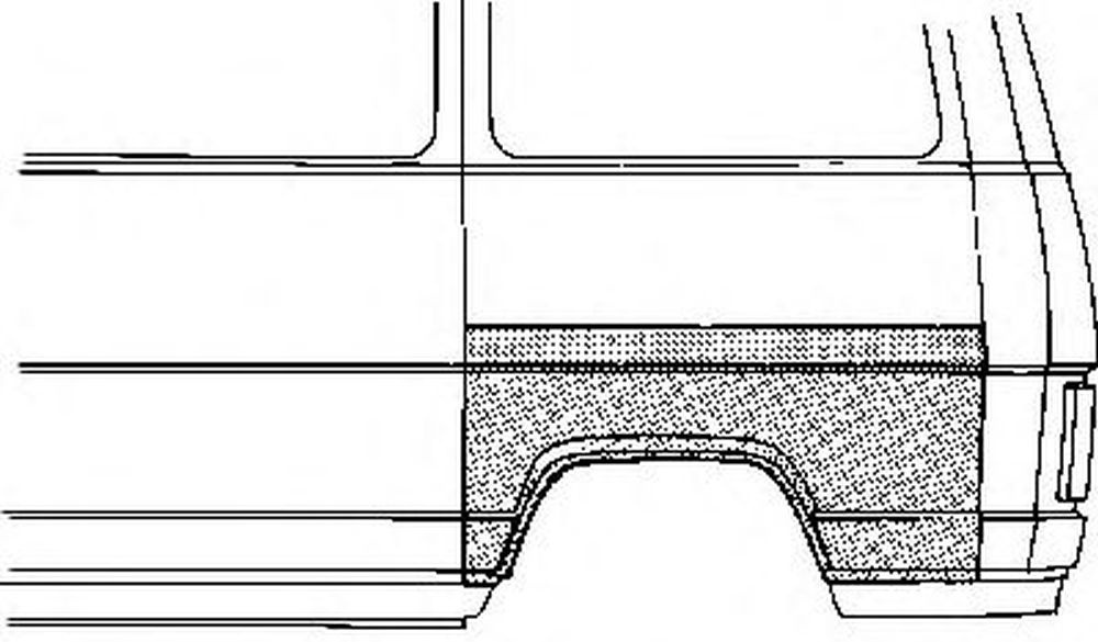 Aripa spate PEUGEOT BOXER bus 244 Z VAN WEZEL 1747