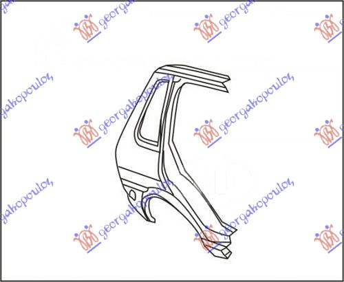 ARIPA SPATE - ROVER-LAND ROVER-RANGE ROVER METRO 80-90 ROVER-LAND ROVER METRO 050301681 050301681 ALA33012