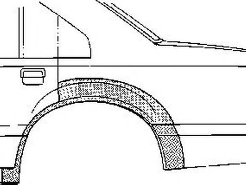 Aripa spate VOLVO 460 L 464 VAN WEZEL 5944147