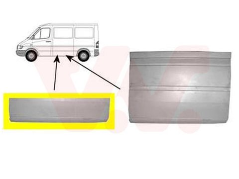 Aripa spate VW LT 28-35 II bus 2DB 2DE 2DK VAN WEZEL 3075107