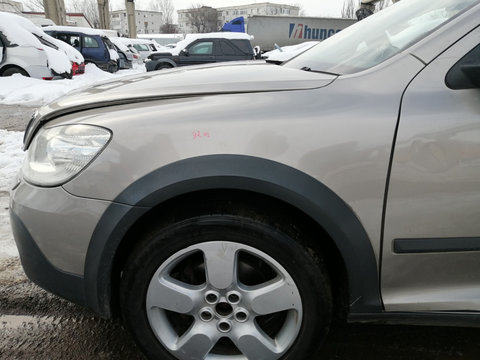 Aripa Stanga Fata Skoda Octavia 2 Facelift 2008 - 2013 Culoare 9202