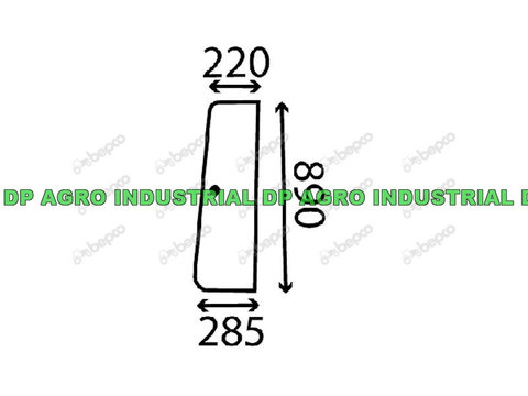 Aripa stanga spate John Deere L101649, VPM1242, B107257, 844-133