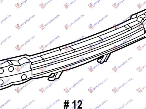 Armatura bara fata CHEVROLET CAPTIVA 07-12 OPEL ANTARA 06-15 cod 96660254