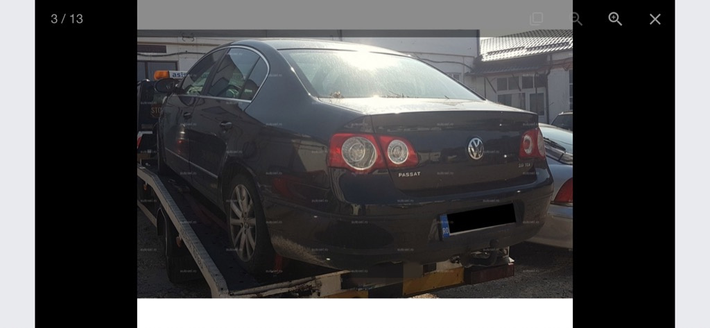 Armatura bara spate Volkswagen Passat B6 2009 Berlina 2.0 tdi