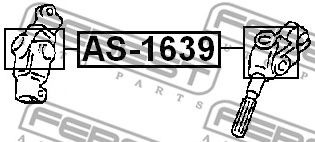 Articulatie arbore directie NISSAN X-TRAIL (T31) - Cod intern: W20131344 - LIVRARE DIN STOC in 24 ore!!!